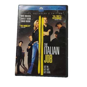 The Italian Job DVD Action Movie PG 13 2003 Mark Wahlberg Charlize Theron